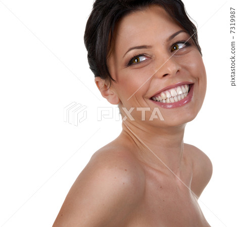 portrait of young beautiful smiling woman portrait of young beautiful smiling woman 7319987