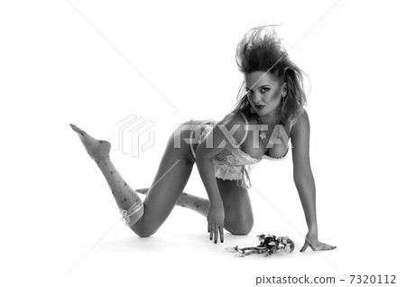 Glamour sexy girl and toy Glamour sexy girl and toy 7320112
