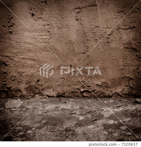 Dark industrial concrete wall and floor as background Dark industrial concrete wall and floor as background 7320637