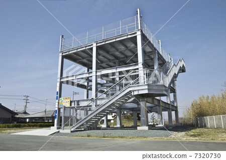 Tsunami evacuation tower 7320730