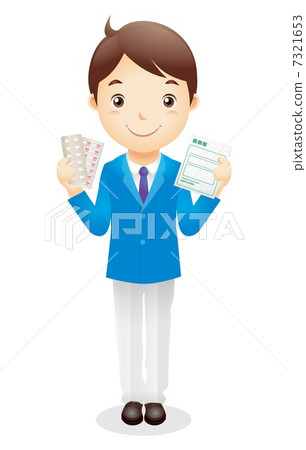 商人(淺蘭)例證 商人(淺蘭)例證 7321653