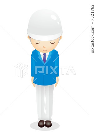 Business man (light blue) Illustration 7321762