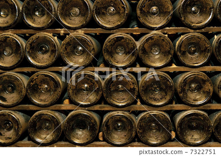 bottles in wine cellar 7322751