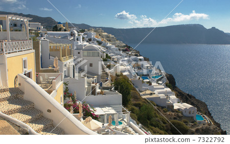 Oia village at Santorini island, Greece 7322792