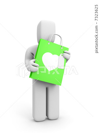 Person hold gift valentine's day 7323625