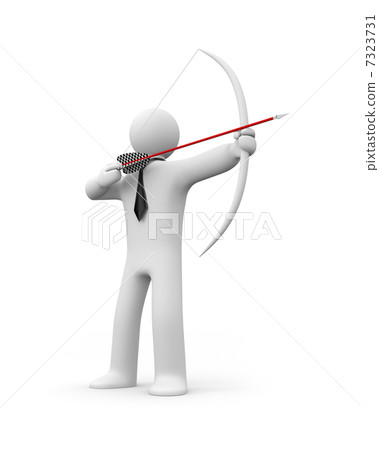 Businessman archer Businessman archer 7323731