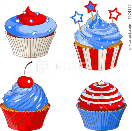 Patriotic cupcakes Patriotic cupcakes 7324153