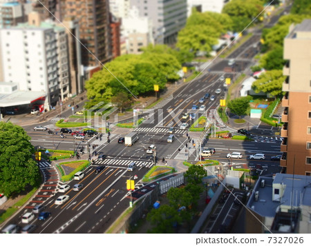 Miniature Hiroshima city 7327026