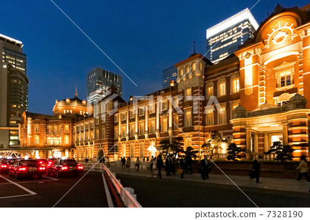 Tokyo Station Night view Tokyo Station Night view 7328190