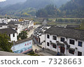  World heritage Ancient village in southern Anhui Nishizu-cho skyline 7328663