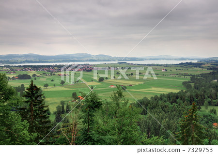 Scenery around Neuschwanstein castle Scenery around Neuschwanstein castle 7329753