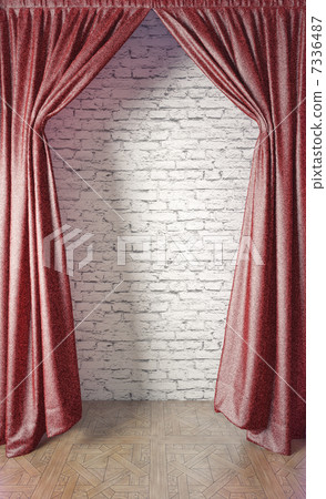 curtain and  wall 7336487