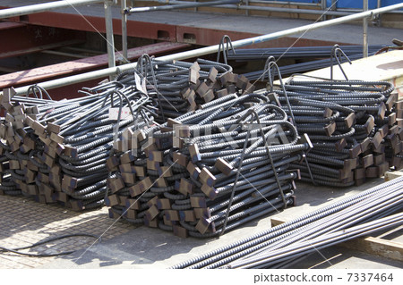 建築工地的鋼筋 7337464