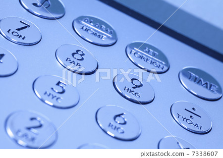 Calculator keyboard up 7338607
