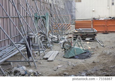 公寓建築工地圍欄 7338867