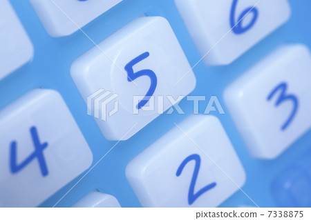 Calculator keyboard up 7338875