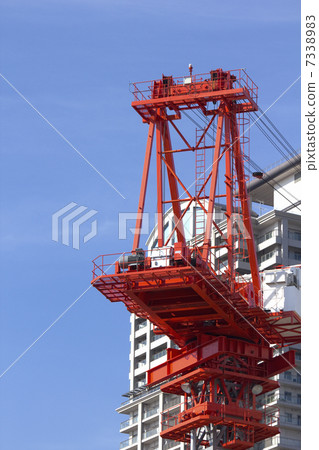 Building Construction site crane Building Construction site crane 7338983