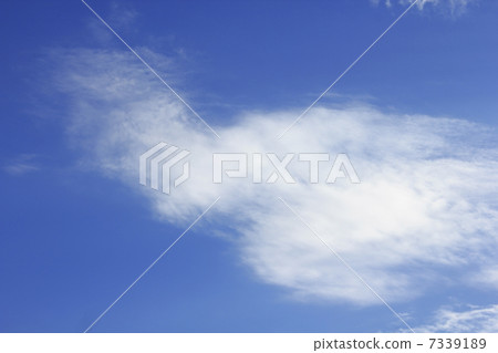 A white cloud floating in the autumn sky A white cloud floating in the autumn sky 7339189