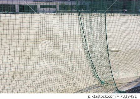 Junior high school playground and school building 7339451