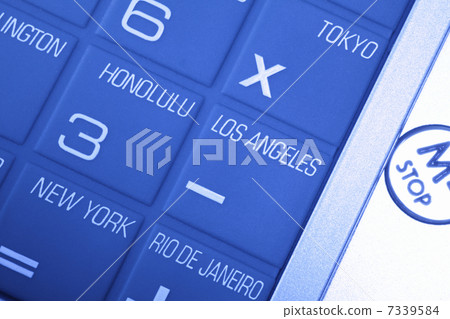 Calculator keyboard up 7339584