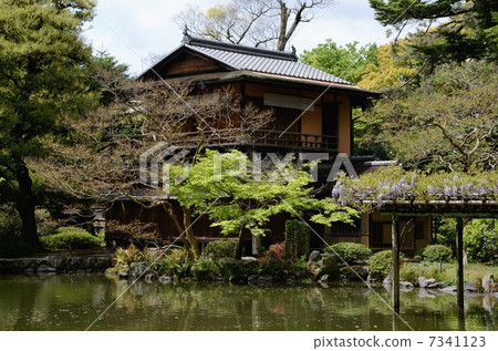 圖庫照片: 日式房屋 兩層 京都御所