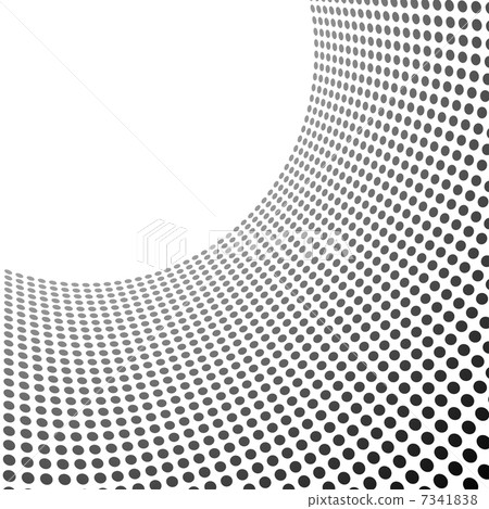 Curved circles pattern template with copy space. 7341838