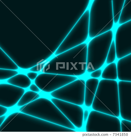 Intersecting abstract cyan beams background. EPS10 file. 7341850