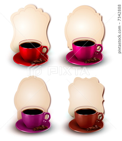Coffee design template. Vector illustration. Coffee design template. Vector illustration. 7342888