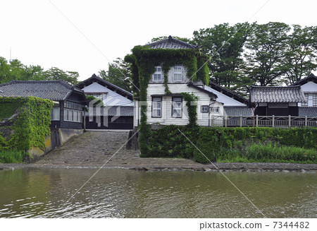 Sakata / Yamaoku warehouse in early summer and Shinidagawa 7344482