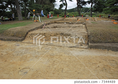 岩手縣平泉·Mujirushuin現場挖掘調查 7344489