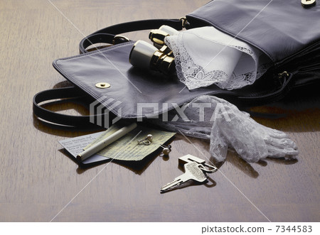 劇院配件從肩包裡溢出來 7344583