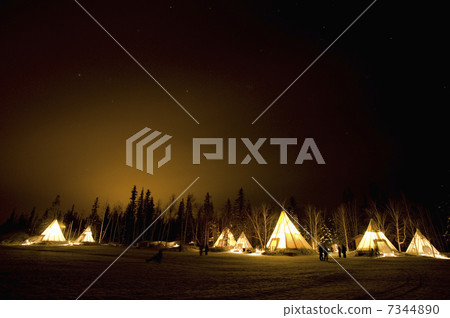 Aurora Village's tent 7344890