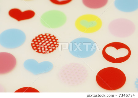 Heart and circle pattern Heart and circle pattern 7346754