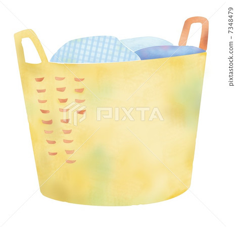 洗衣籃的例證 7348479