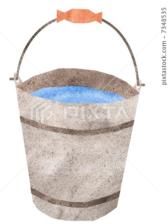 Bucket with water 7348535