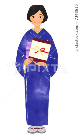 A woman with a gift A woman with a gift 7348610