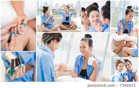 Beauty collage 7348831