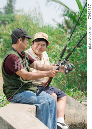 Talking through fishing Talking through fishing 7349817