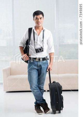 Handsome traveler 7349895