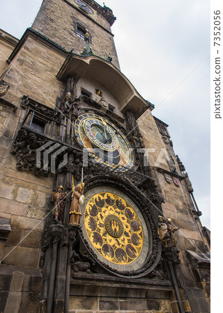捷克布拉格老市政廳天文鐘 7352056