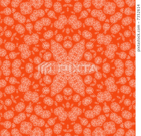 Abstract orange background with pattern 7352614