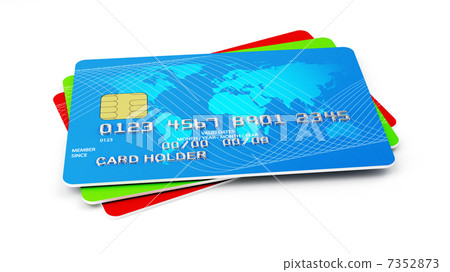 credit cards stack credit cards stack 7352873