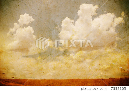 grunge image of a field grunge image of a field 7353105