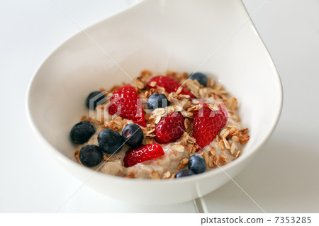 Healthy muesli with several fruits Healthy muesli with several fruits 7353285
