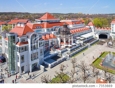 old spa house in Sopot, Poland 7353669