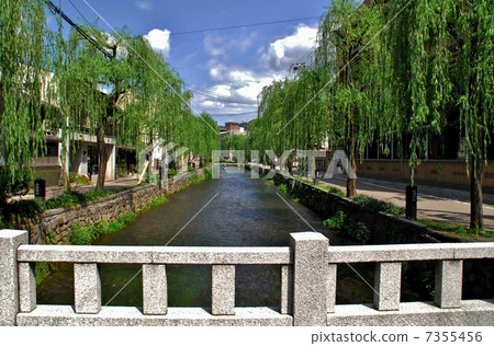 京都白川的風景 7355456