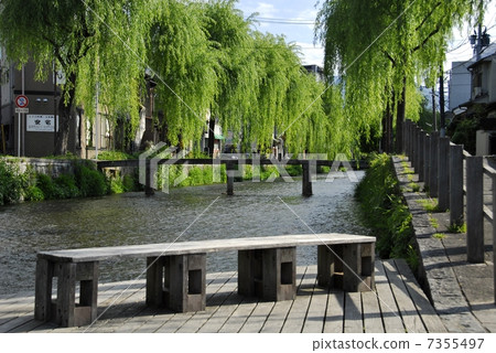 京都白川的風景 7355497