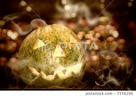 halloween pumpkin with smoke halloween pumpkin with smoke 7358290