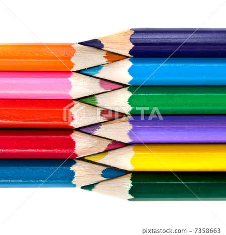 color pencils isolated on white 7358663