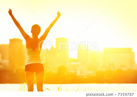 Success winner woman Success winner woman 7359787